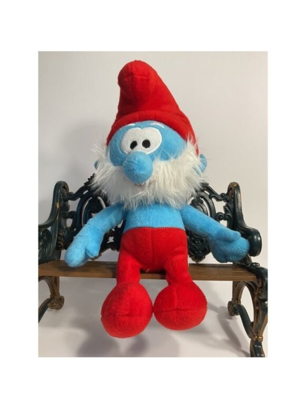 2013 Peyo The Smurfs Papa Smurf Plush 12" Stuffed Toy